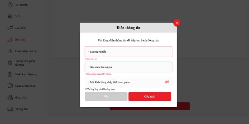 Các bước rút tiền MB66 chi tiết