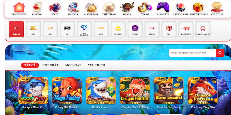 Trò chơi MB66 rất đa dạng